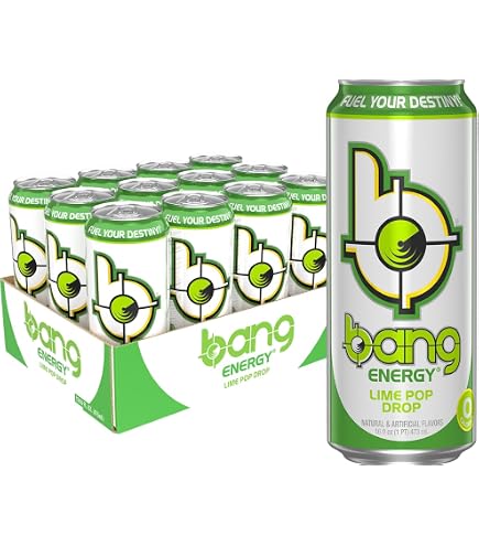 Amazon.com : Bang Energy Blue Razz, Sugar-Free Energy Drink, 16